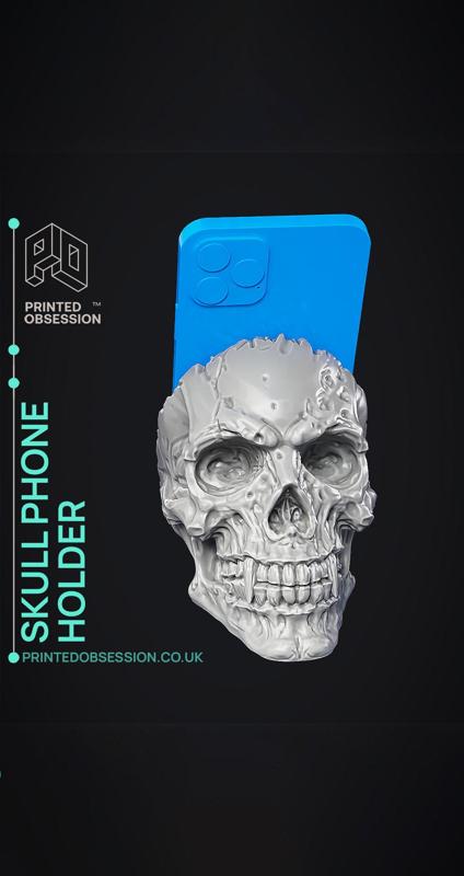 Skull Phone Holder - Home Decoration