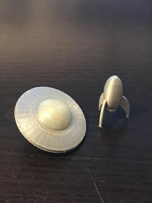 UFO & Rocket