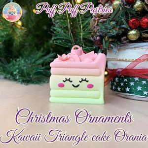 Christmas Ornaments Kawaii Triangle cake Orania