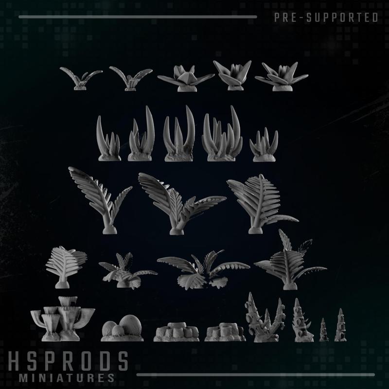 Basing Bits - Plants Alien Fern