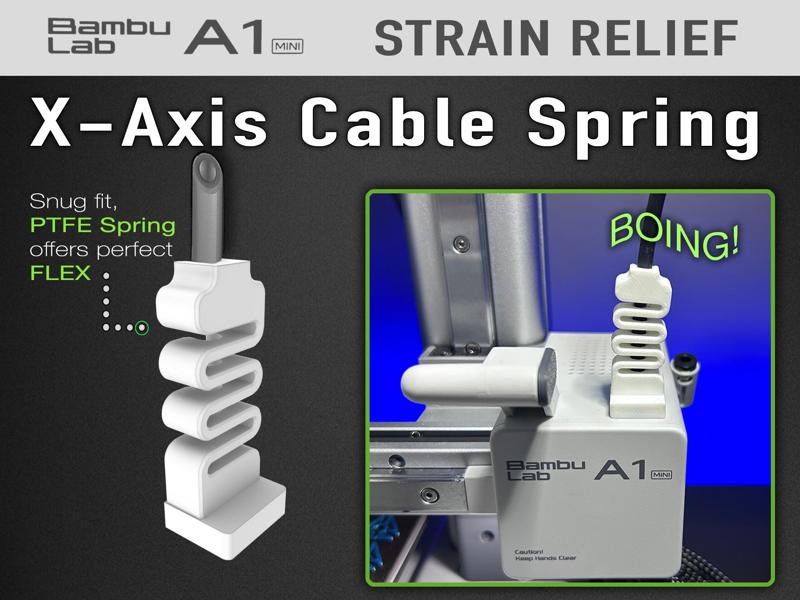 A1 Mini X-Axis Cable Spring - Minimal