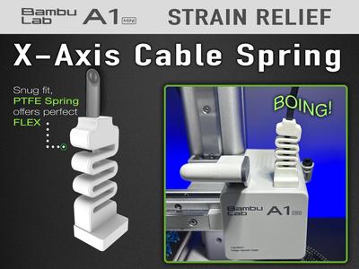 A1 Mini X-Axis Cable Spring - Minimal