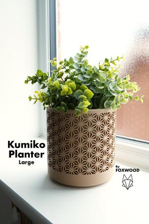 Kumiko Planter Large - Foxwood