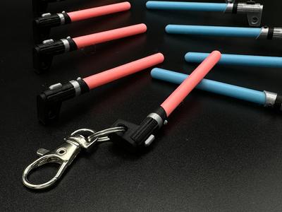 Mini Lightsaber Keychain - Sith - Black & Red