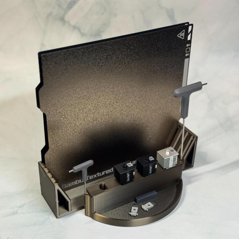 Bambulab A1 Mini Plates, Hotend & Essentials Organizer Stand