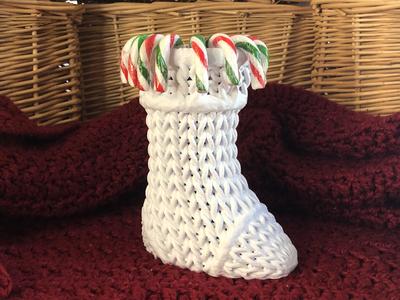 Knitted Stocking Container.stl