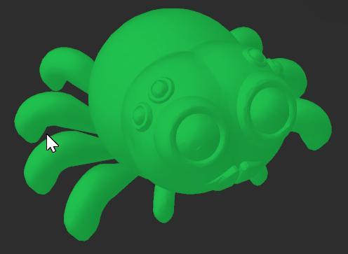Glowing Spider