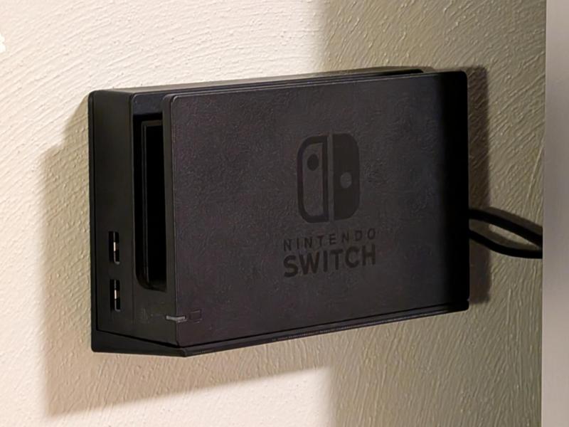 Minimalistic Low Profile Switch Dock Wall mount 