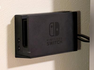 Minimalistic Low Profile Switch Dock Wall mount 