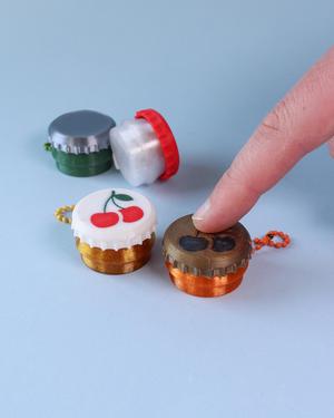 Bottle and Crown cap Fidget Clickers - Keychain