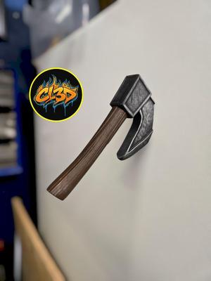 Rusty Axe Fridge Magnet