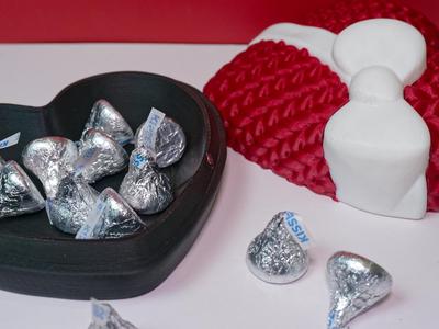 Knit Heart Valentines Day Box
