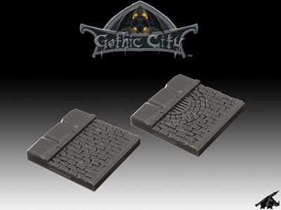 Tilescape GOTHIC CITY Street Tiles – Our New KICKSTARTER is Now LIVE!!!!