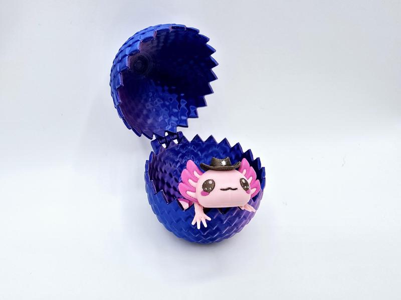 Print In Place Dragon Egg – No Screwing Needed
