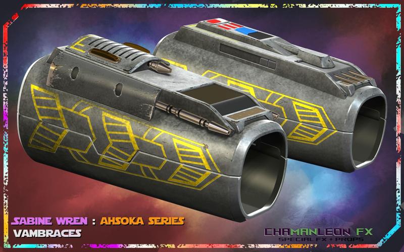 Sabine Wren Live Action Ahsoka Series Vambrace Armor Cosplay
