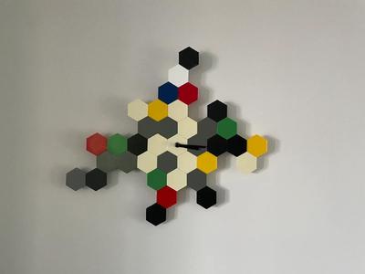 Hexagon Tiles & Connectors for IKEA Smycke wall clock