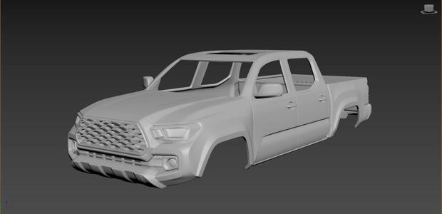 Toyota Tacoma 2020 Body For Print