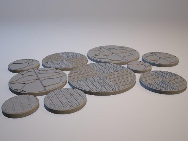 Z.O.D. Dungeon Theme Bases (28mm/Heroic scale)