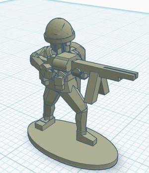 japanese soldier firing type 100 mg