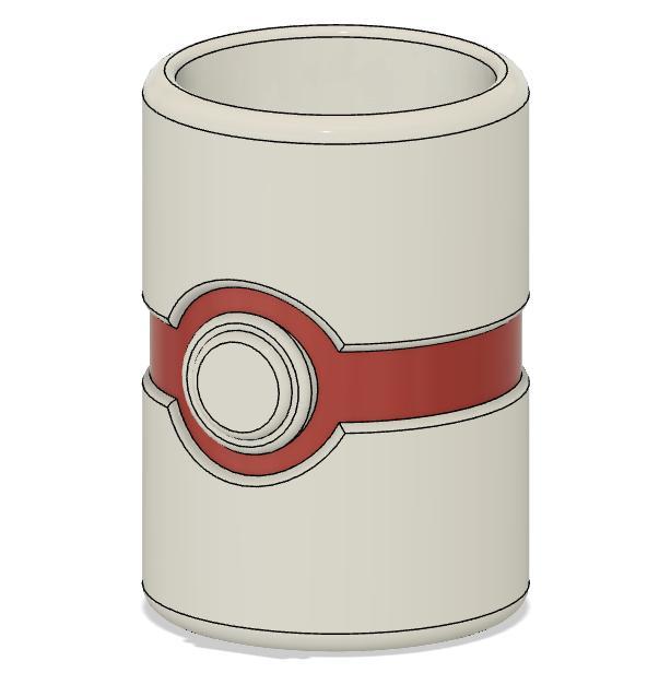 New Pokeball Can Cup Solid