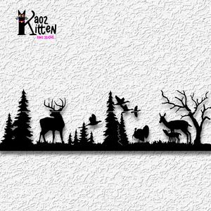 mountain forest wall art cabin home decor