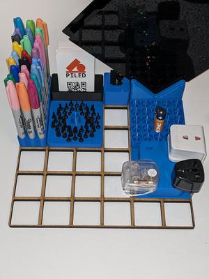 6x6 Gridfinity Baseplate .DXF Laser Cut