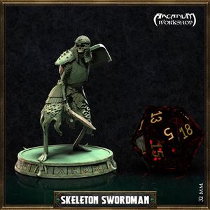 Skeleton Swordman Chainmail Armor (32mm)