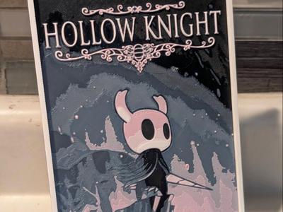 Hollow Knight Cover Art HueForge Poster
