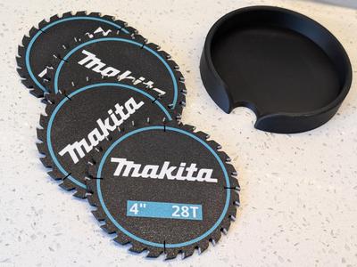Makita Coasters - drink coasters - tool guy