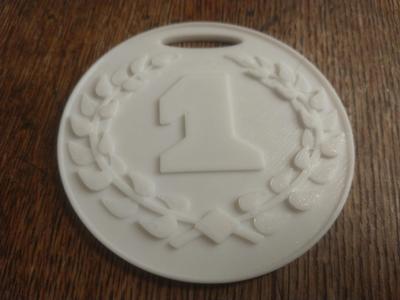 Embossed First Place Medal