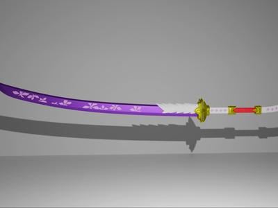 Monster Hunter Rise Aknosom Longsword Mark II, Replaceable Blade Version