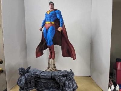 Superman Hush Statue - 3D Print File STL 