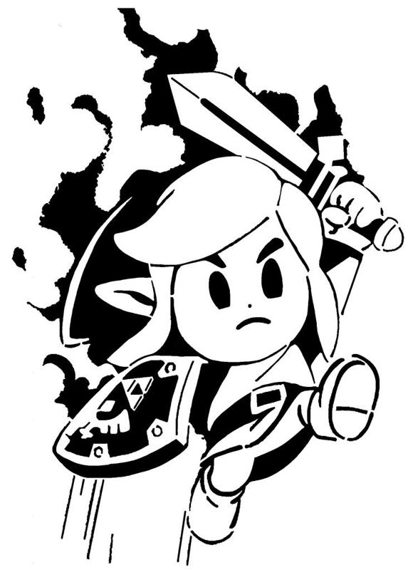 Link stencil 7
