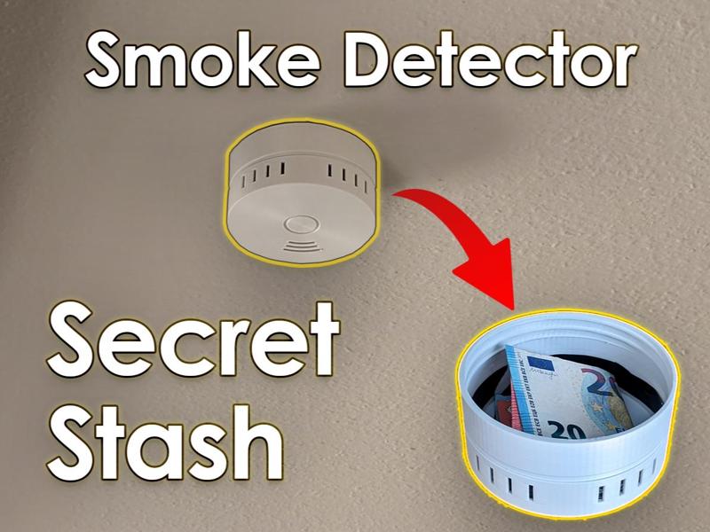 Hidden Safe in Smoke Detector Shell