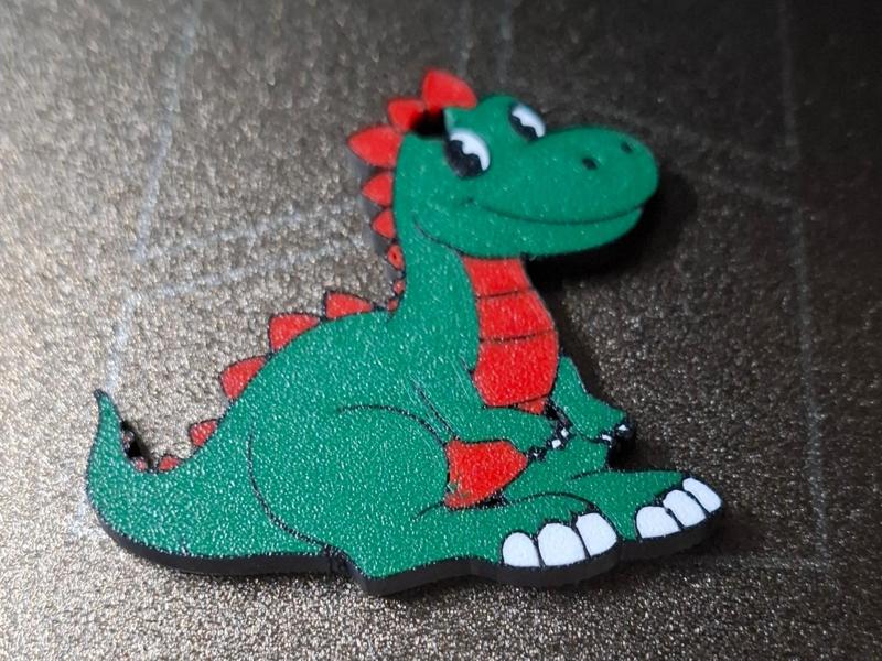 Funny Dinosaur Keychain