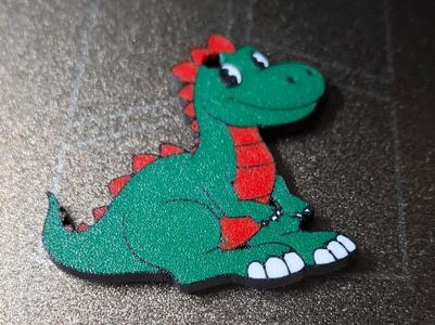 Funny Dinosaur Keychain
