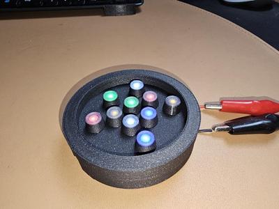 Inductive (wireless) LED toy