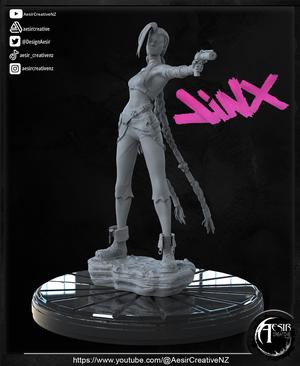Jinx from Arcane - 300mm - 3D Printable Model