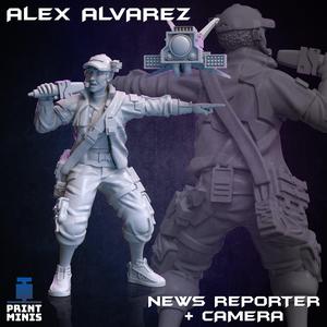 Alex Alvarez News Reporter - Raid in Zadorn Collection