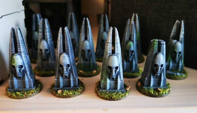 Mysterious Monolith: objective marker for tabletop war games