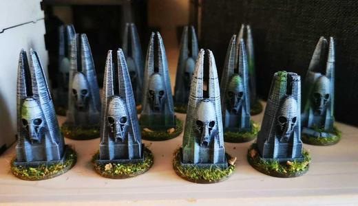 Mysterious Monolith: objective marker for tabletop war games