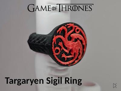 House Targaryen Ring Signet - Game of Thrones