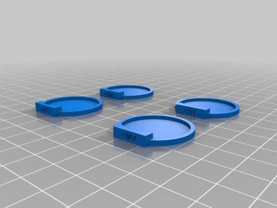 Blood Bowl Skill Markers 25mm and 32mm