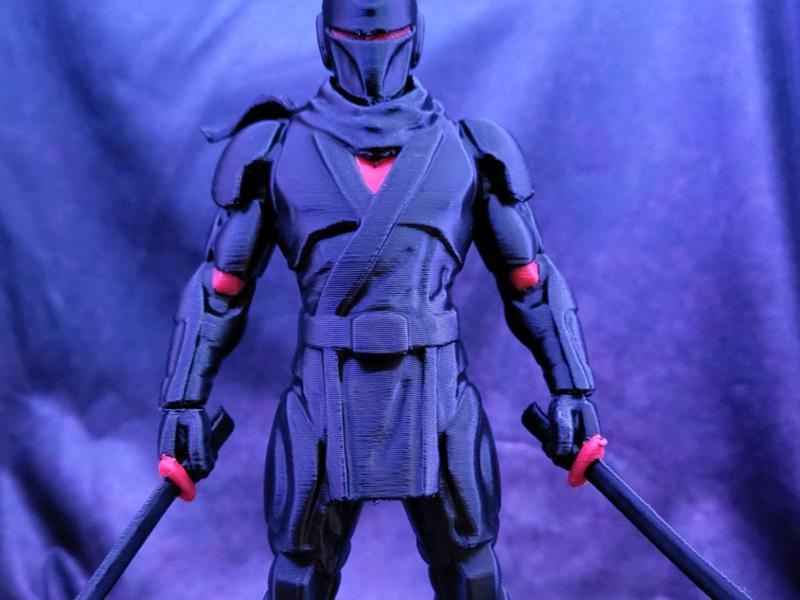ninja cyborg multipart figure
