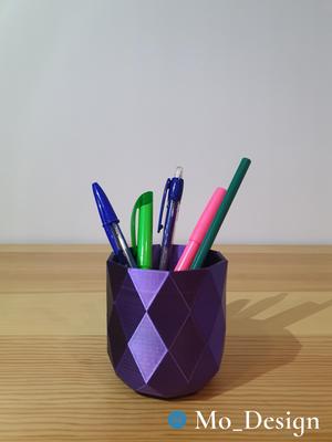 Pot à crayon origamy
