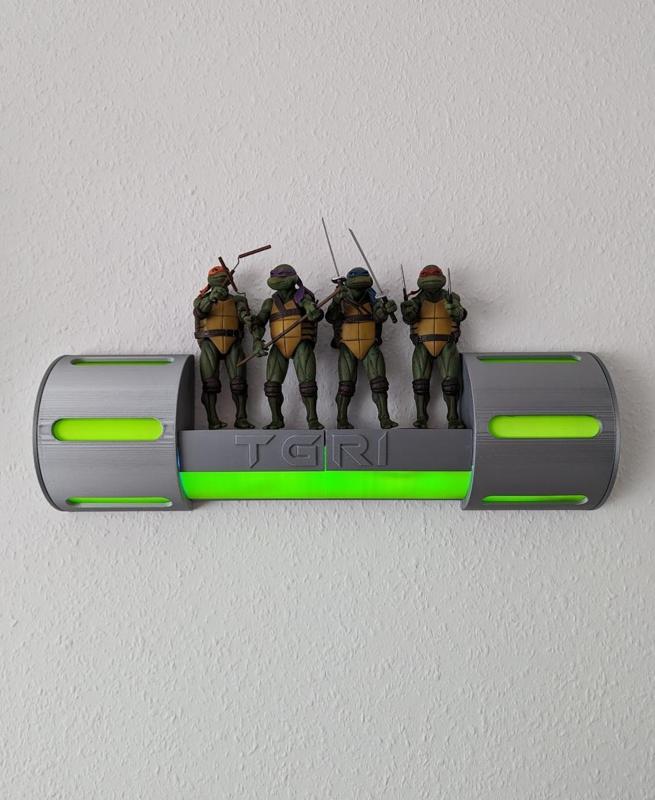 TMNT Shelf (TGRI Ooze Canister)