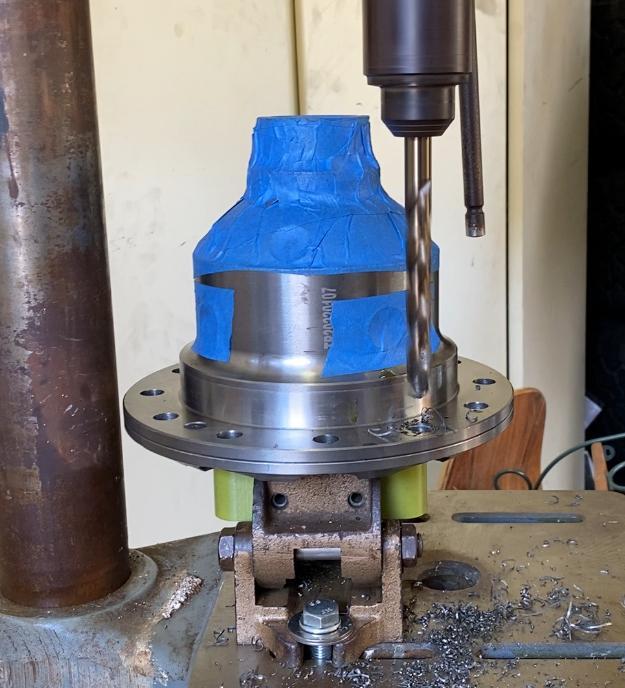 TRE locker bracket for drill press