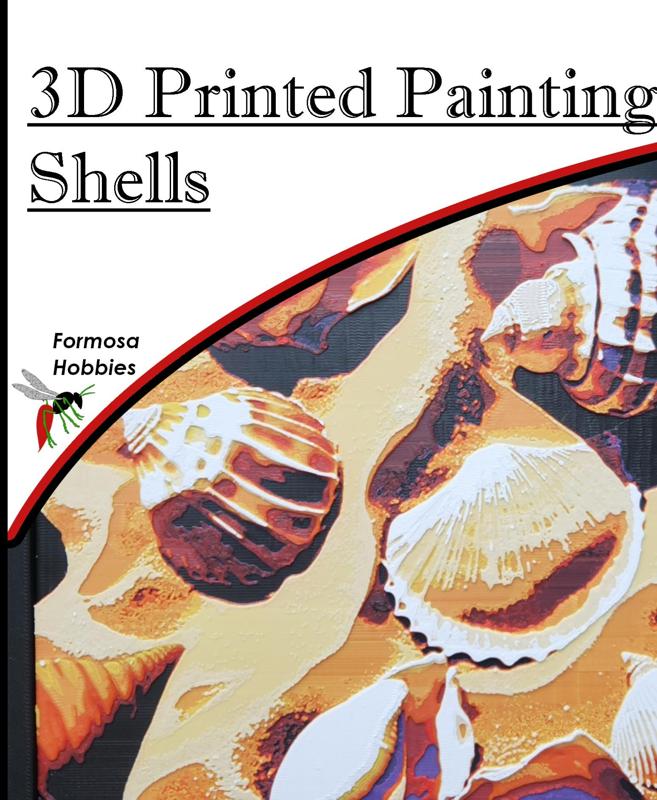 3D Printed Painting - Shells