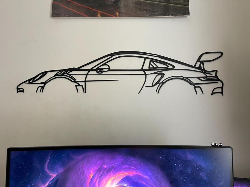Porsche 911 One-Meter Wall Art