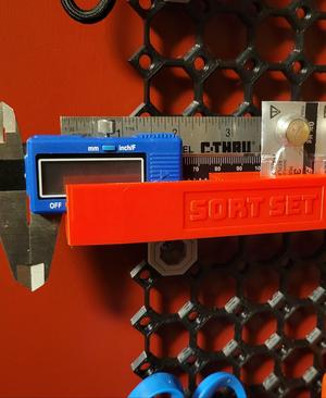 SORTSET Calipers and Ruler Holder for Multiboard